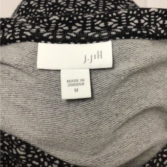 J. Jill Women’s Long Sleeve Crew Neck Lightweight Knit Tunic, Black, size M - Picture 5 of 7